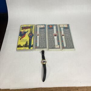Set Of 5 DC Comics Superman Watches